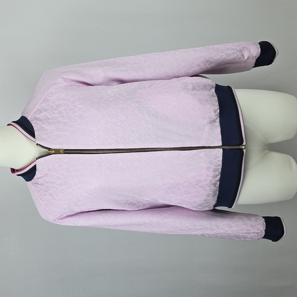 Scotch & Soda Reversible Bomber Jacket – Pink Leopard & Black Print, Women’s - Picture 7 of 10